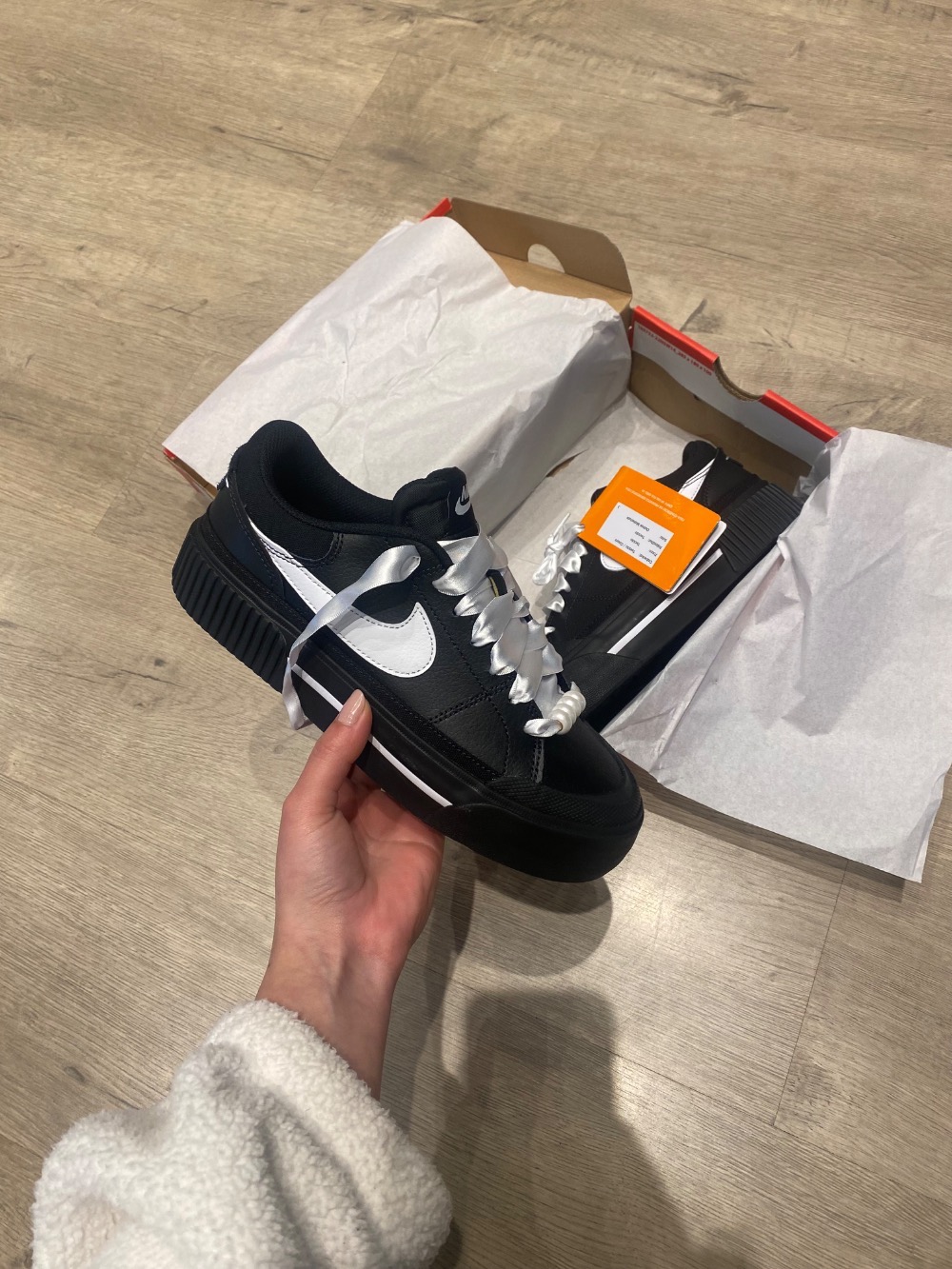 Nike Court Legacy Lift Black Feminino