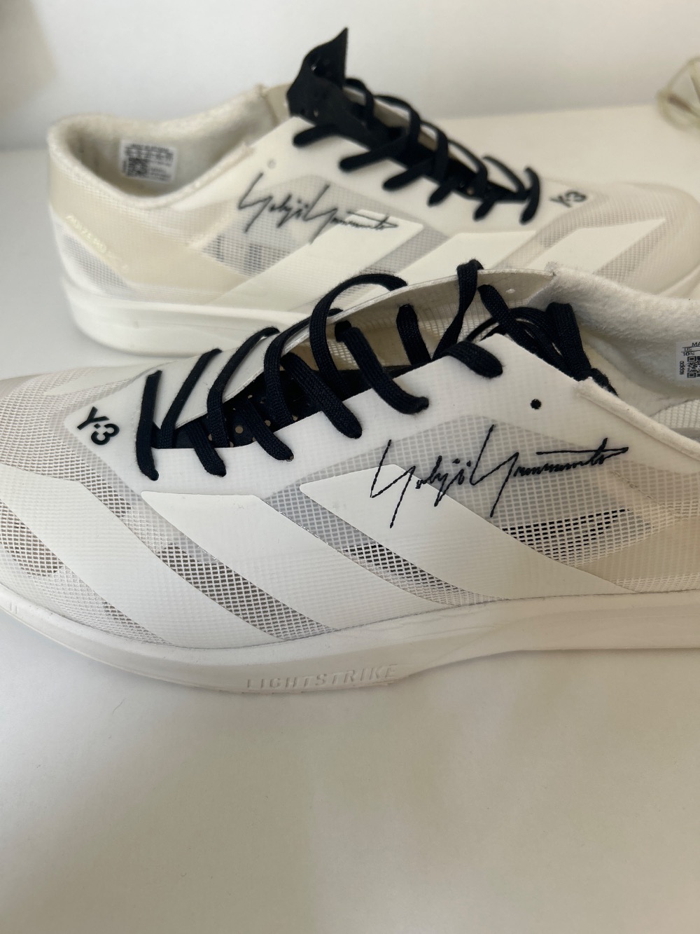 Y-3 x adidas Adizero RC6 Off White Black — 43, Usado