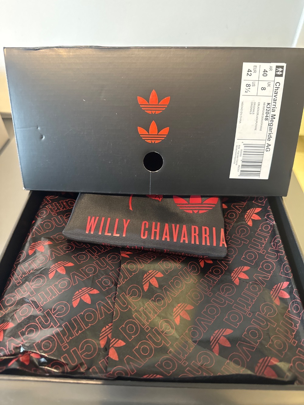 Willy Chavarria x adidas Megaride AG Core Black Putty Grey