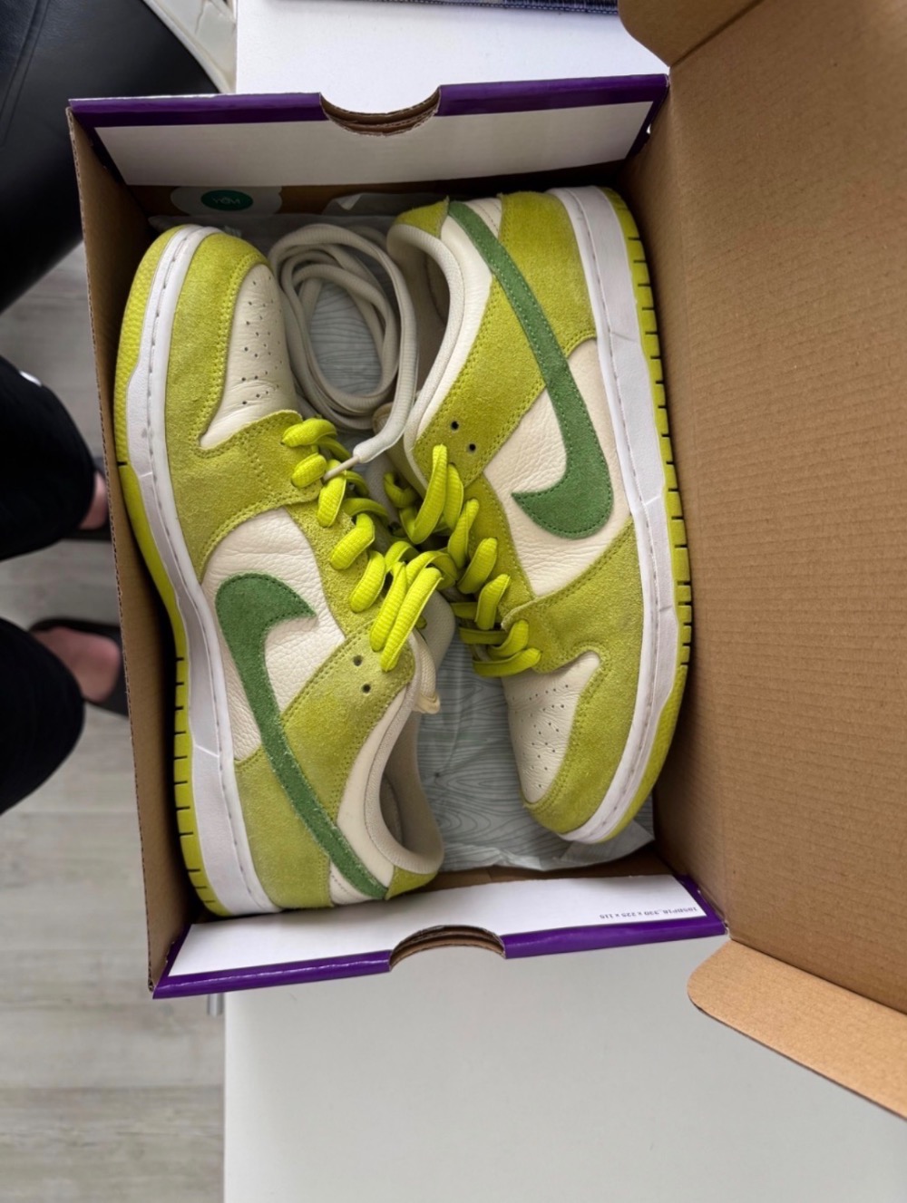 Nike SB Dunk Low Pro Sour Apple — 42, Usado
