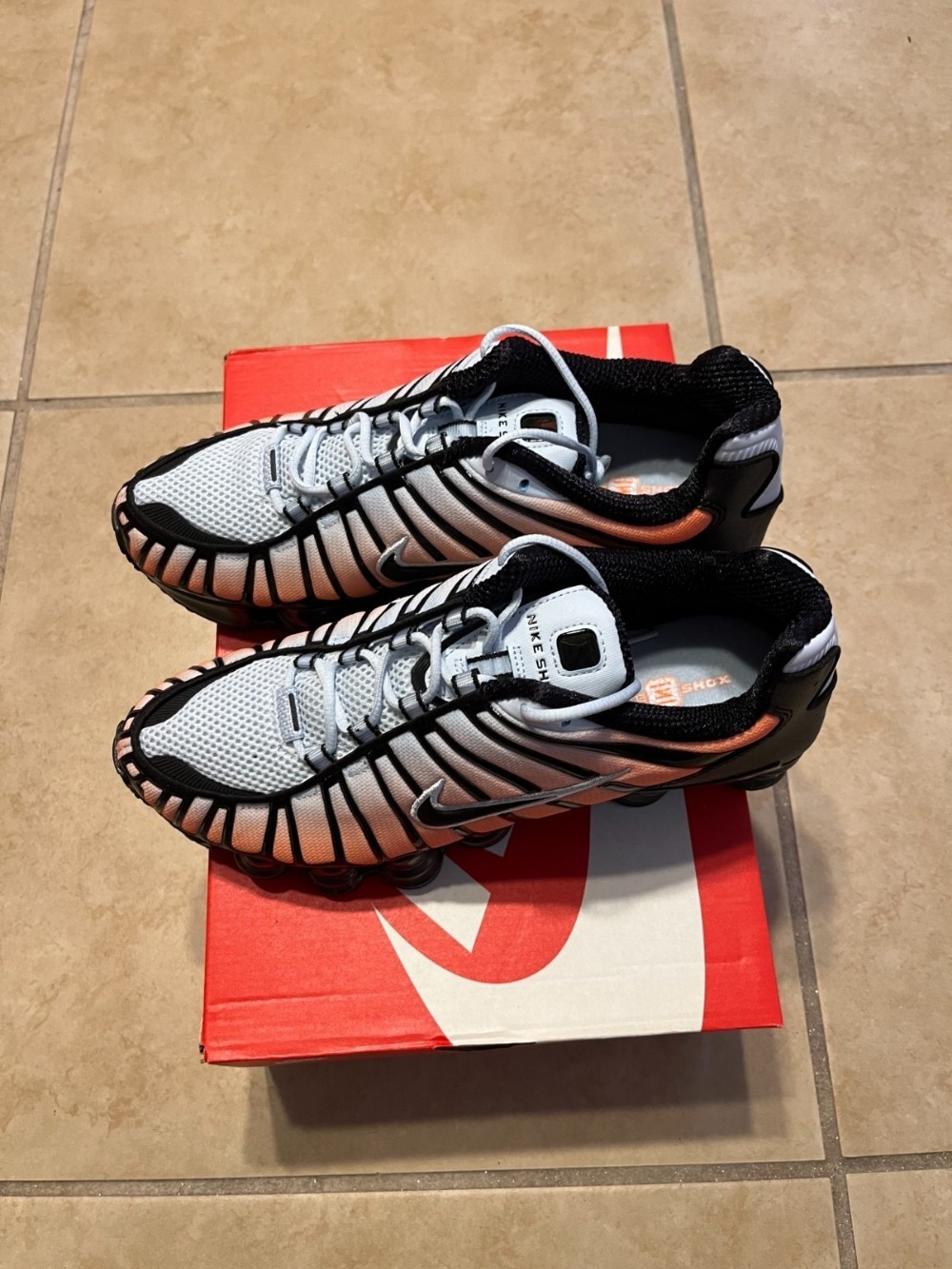 Nike Shox TL Blue Tint Orange — 39.5 / 41 / 42 / 42.5, Novo