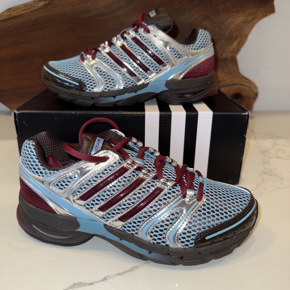 adidas Adistar Control 5 Preloved Blue Dark Brown — 34 / 35 / 36 / 37 / 38 / 39 / 39.5 / 40 / 40.5 / 41 / 42 / 42.5 / 43, Novo