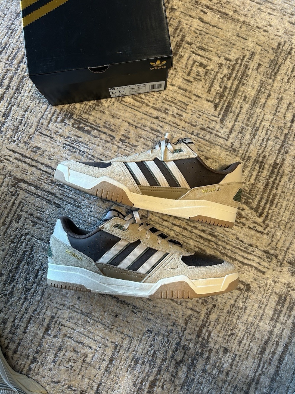 Momiji Nishiya x adidas Tekkira Cup Cardboard Earth Strata Crystal Line — 38 / 39 / 39.5 / 40 / 40.5 / 41 / 42 / 42.5 / 43 / 43.5 / 44, Novo