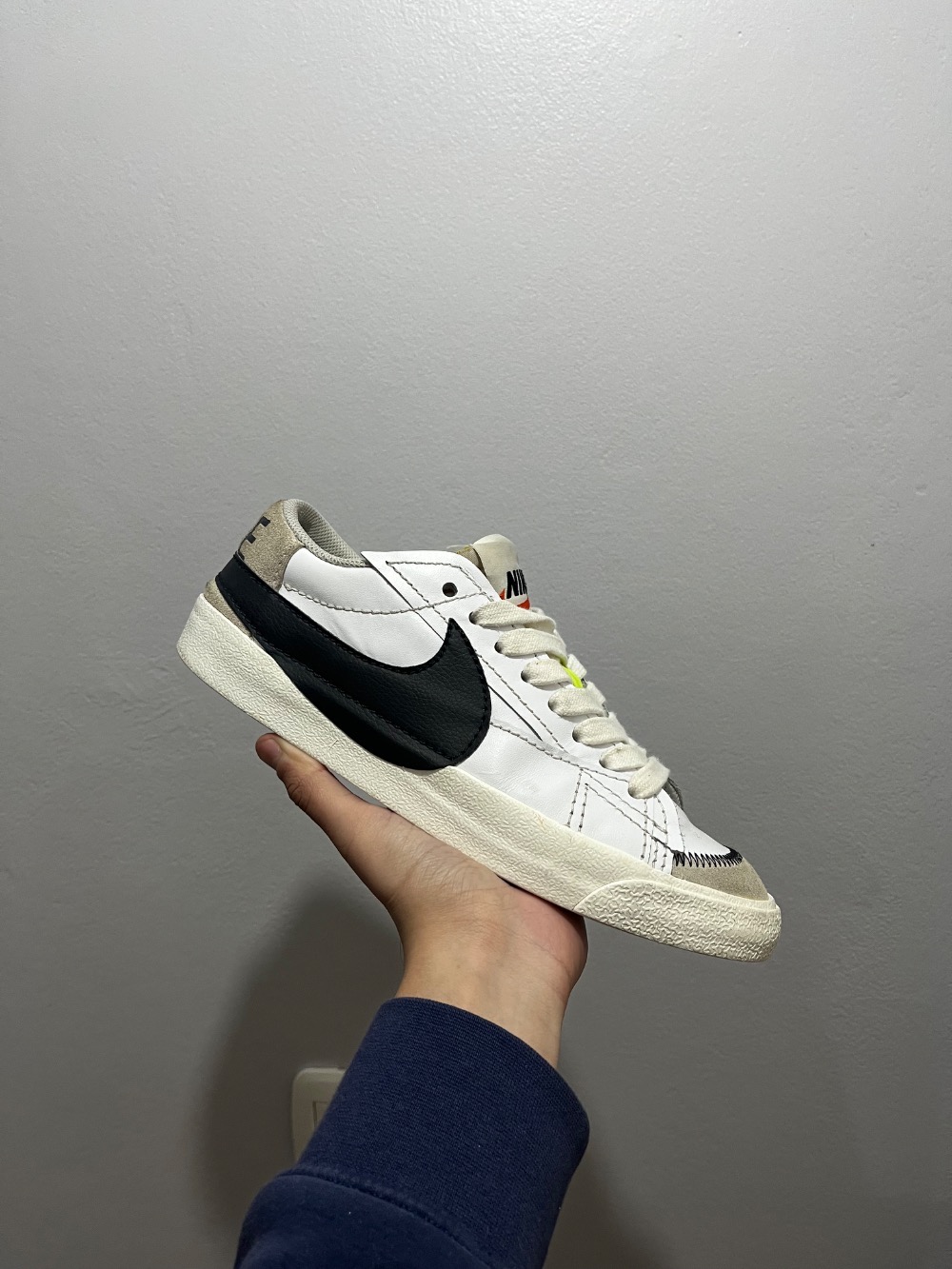 Nike Blazer Low '77 Jumbo White Black — 41, Usado