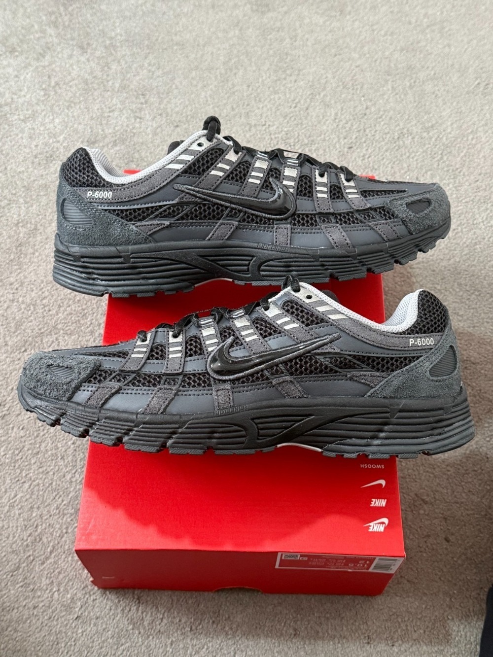 Nike P-6000 Anthracite — 37 / 37.5 / 38 / 39 / 39.5 / 40 / 40.5 / 41 / 42 / 42.5 / 43 / 44, Novo