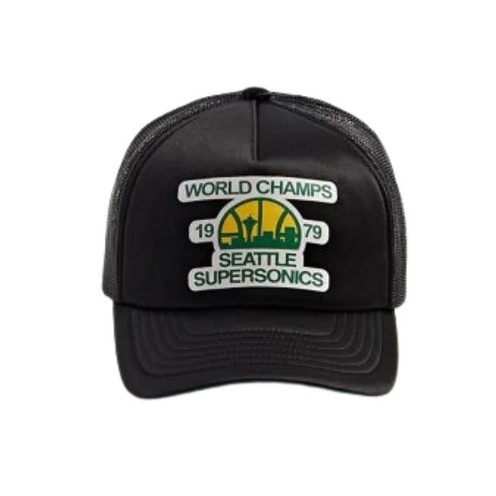 MITCHELL & NESS - Boné Seattle Supersonics World "Preto"