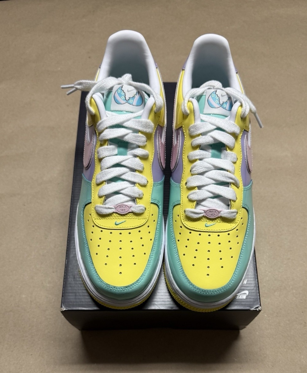 Nike Air Force 1 Low Easter Yellow Pulse Hydrangeas Emerald Rise Pink — 37 / 37.5 / 38 / 39 / 39.5 / 40 / 40.5 / 41 / 42 / 42.5 / 43 / 43.5 / 44, Novo