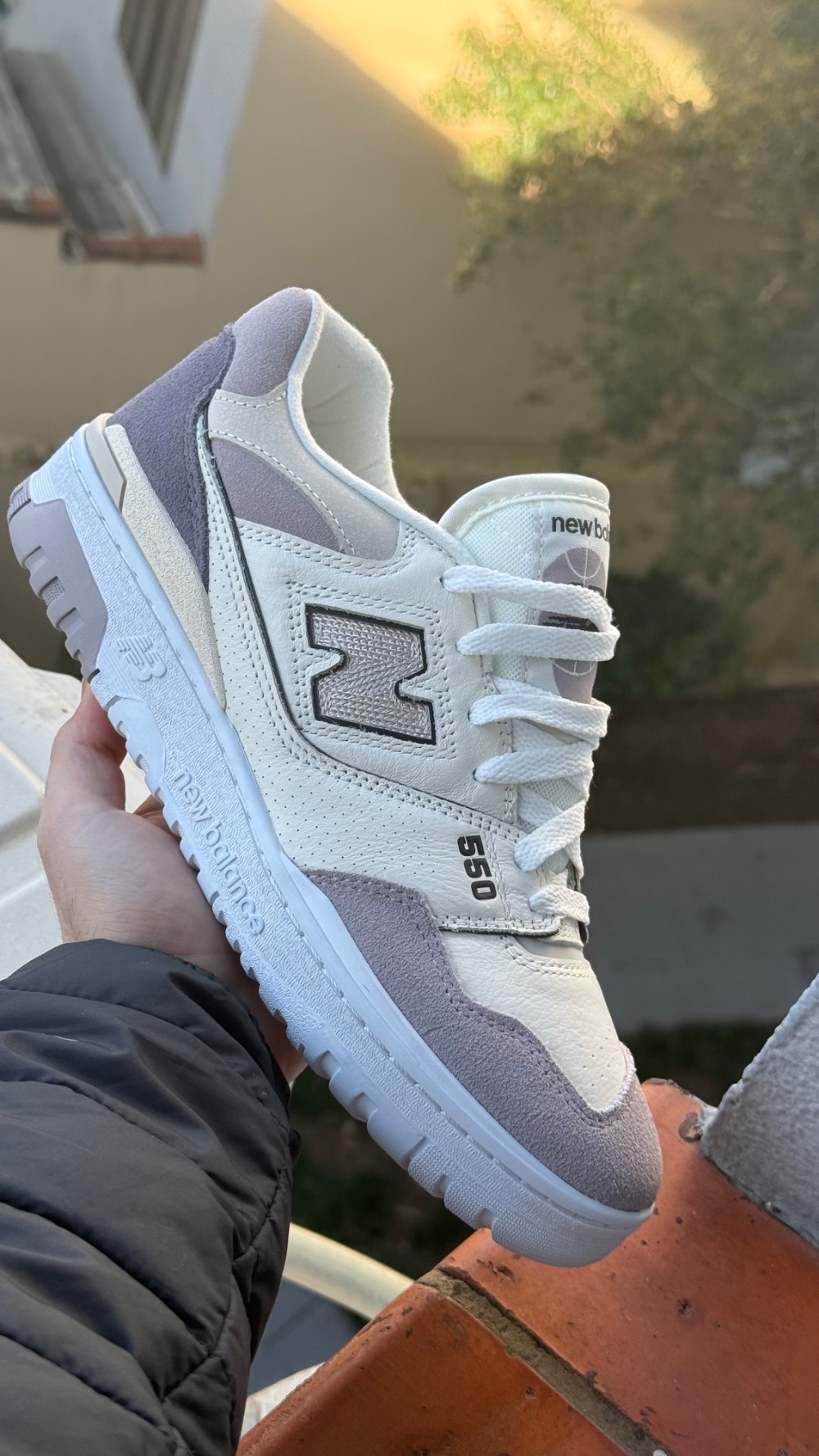 New Balance 550 White Grey