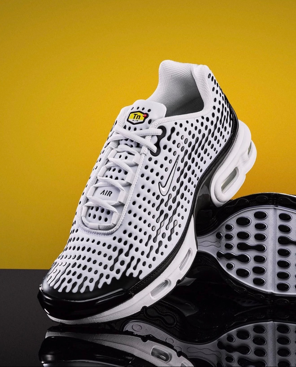 Nike Air Max Plus VII White Black — 41, Novo