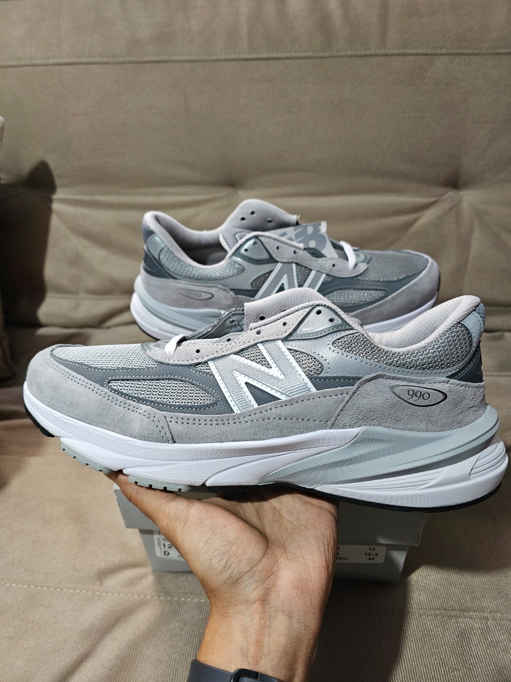 New Balance 990v6 Made in USA Grey — 44, Novo