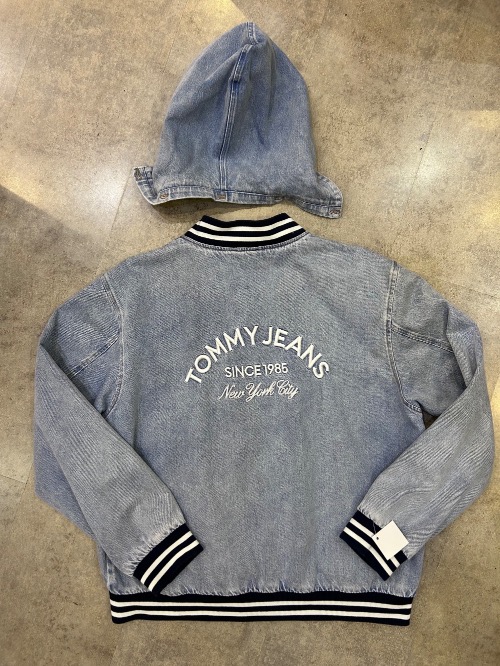 Jaqueta Tommy Jeans Denim Hooded Bomber