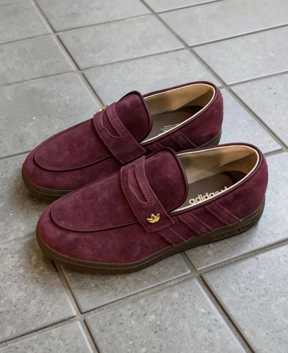 adidas Handball Spezial Loafer Maroon Gum — 41, Novo