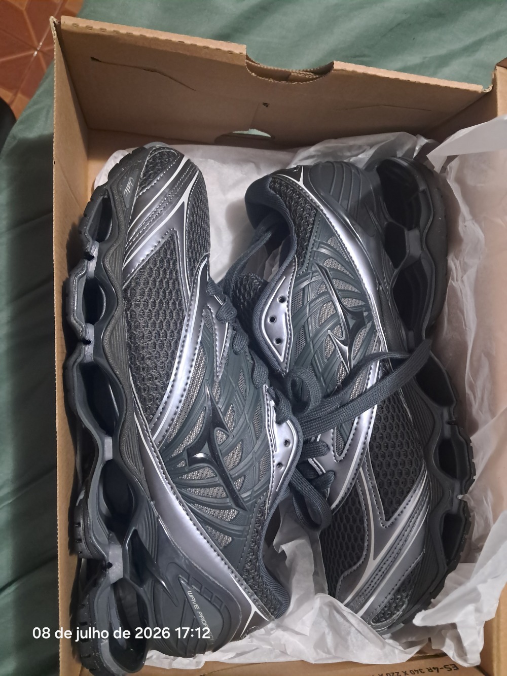 Mizuno Wave Prophecy LS Sport Black Silver