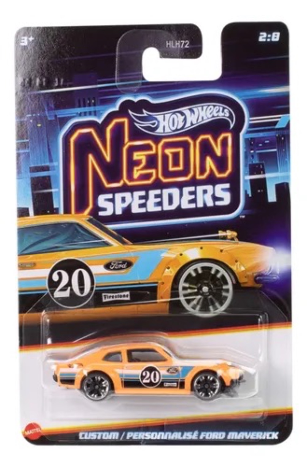 Hot Wheels Mattel Collector - Neon Speeders - Ford Maverick