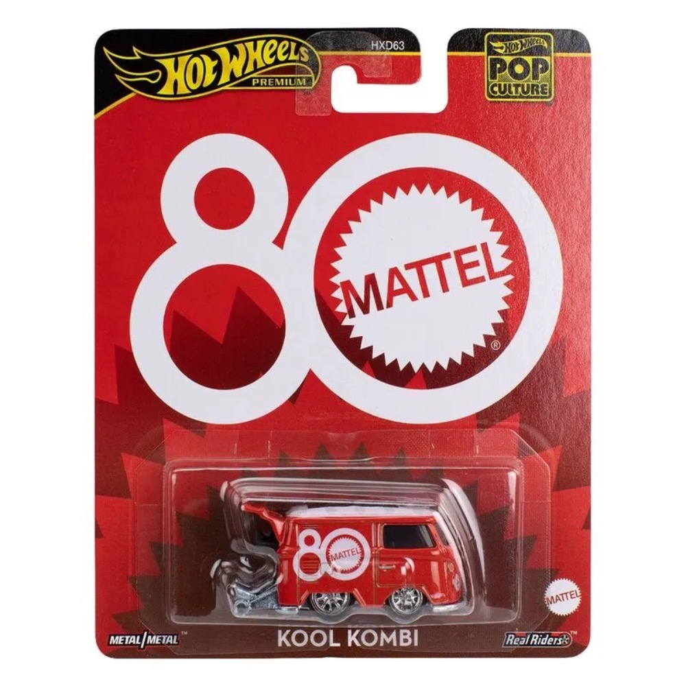 Hot Wheels Premium Pop Culture 80 anos - Kool Kombi Mattel
