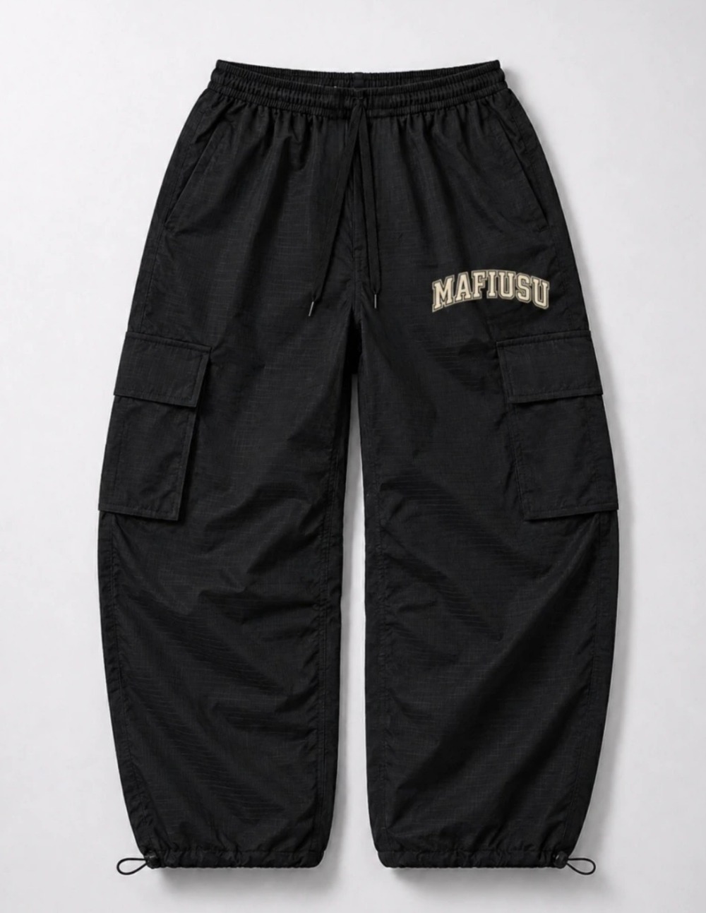 Calça MAFIUSU Cargo RipStop College Black