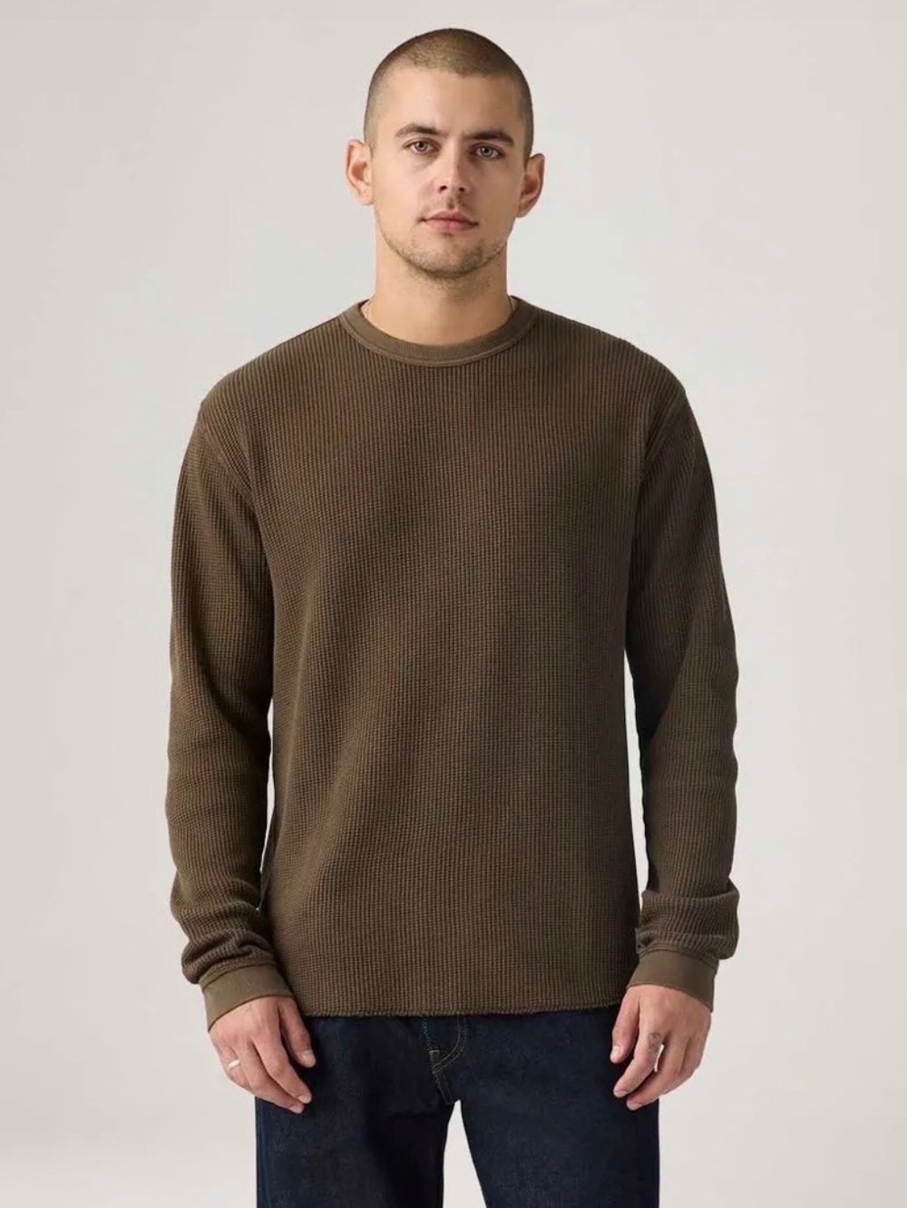Camiseta Manga Longa Levi's Marrom