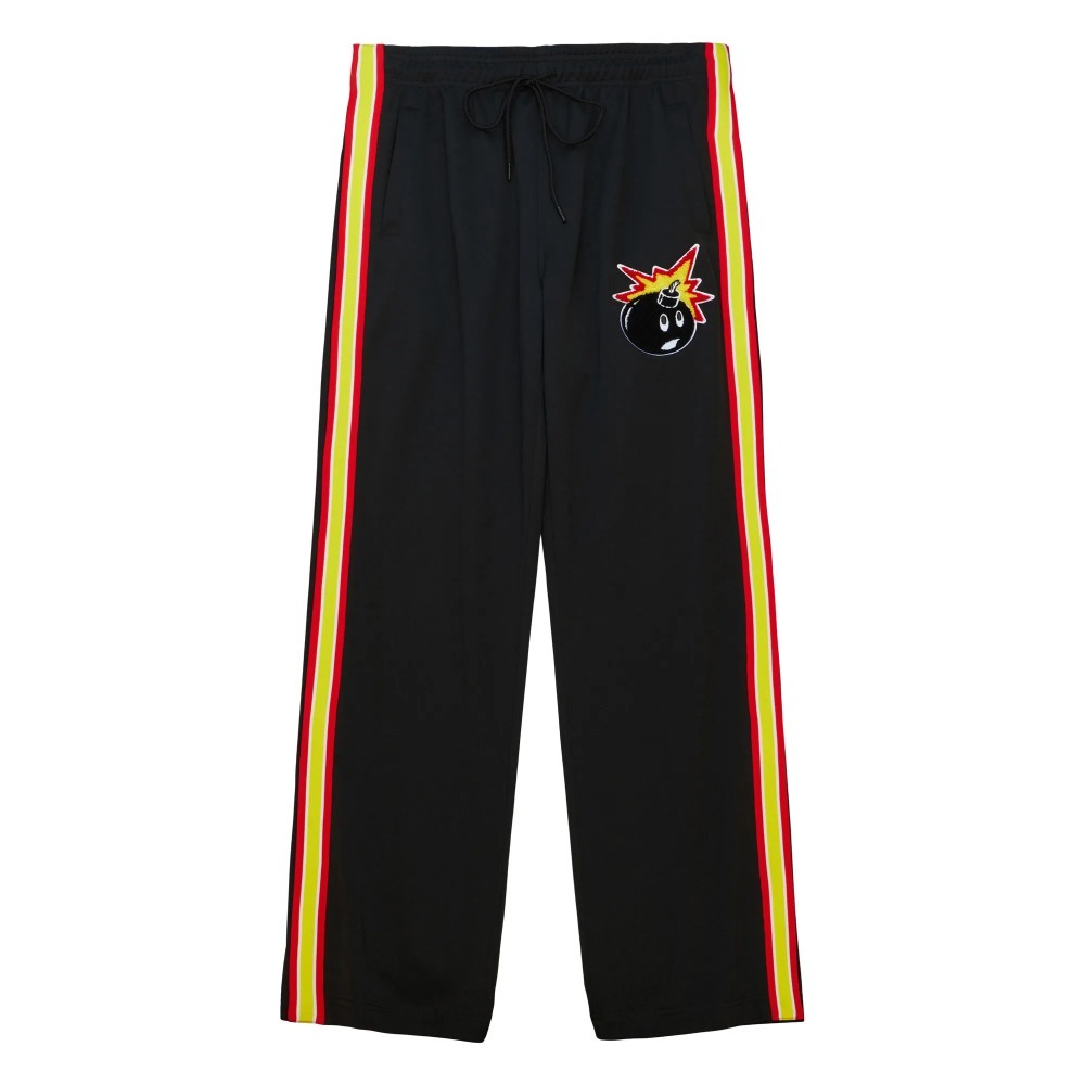 MITCHELL & NESS x THE HUNDREDS - Calça Tear Away "Preto" -NOVO-
