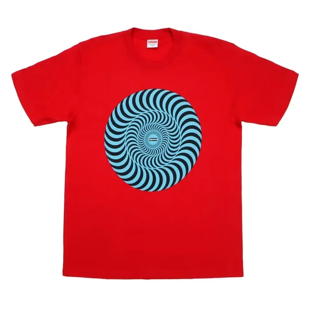 Camiseta Supreme Spitfire Classic Swirl Red SS18 — M / G, Novo