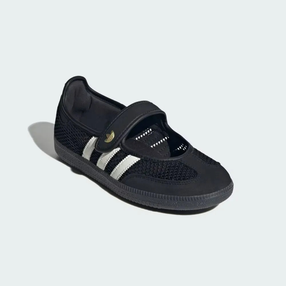 adidas Samba Jane Core Black Off White Gold Metallic