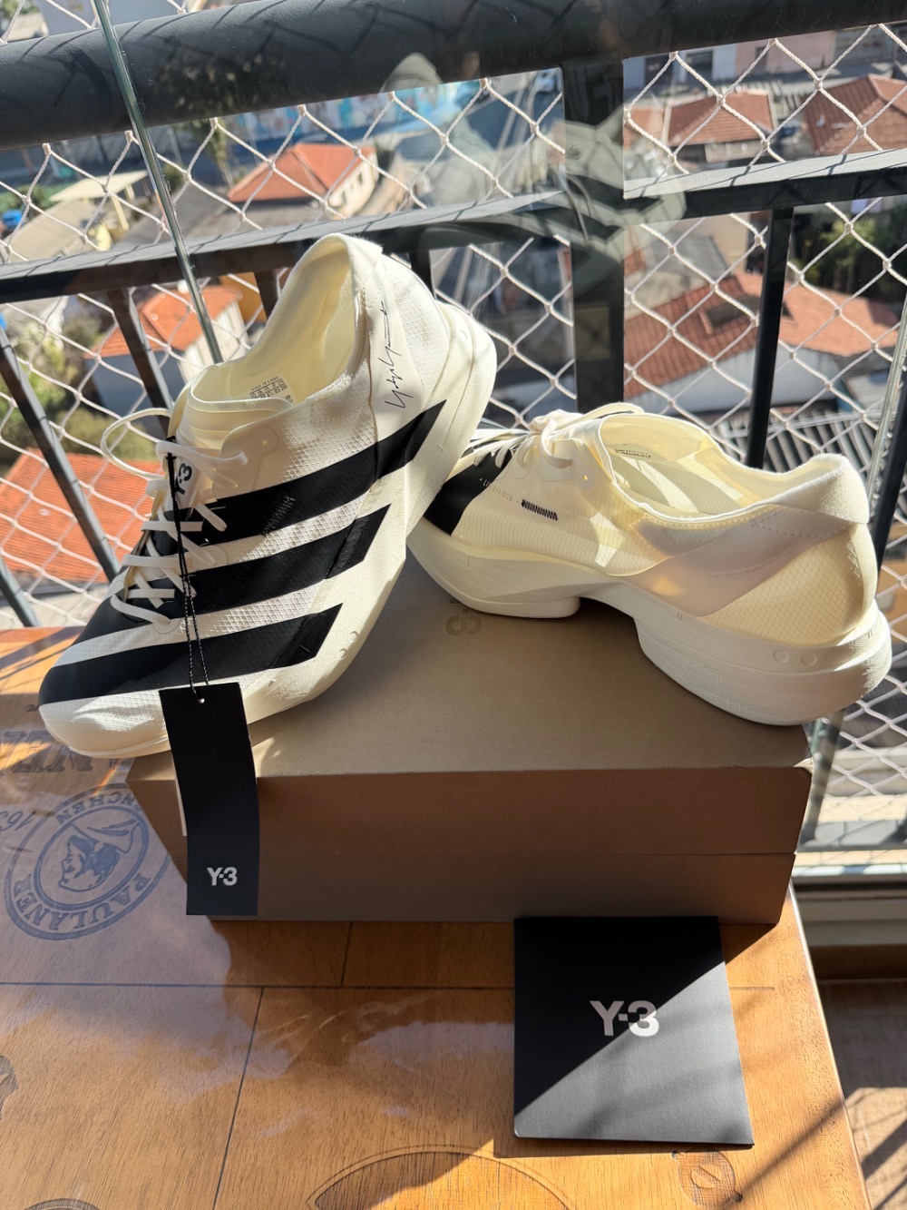 Y-3 x adidas Adios Pro 4.0 Off White — 43, Novo