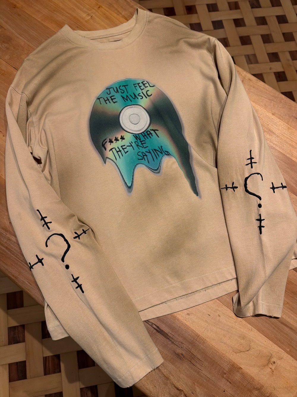 BIRTH OF ROYAL CHILD Distressed Longsleeve "Stained"