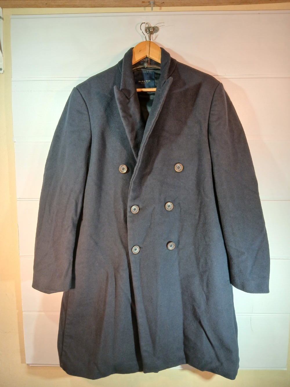 Casaco tipo sobretudo masculino Zara vintage tam. XL/GG (44/46)