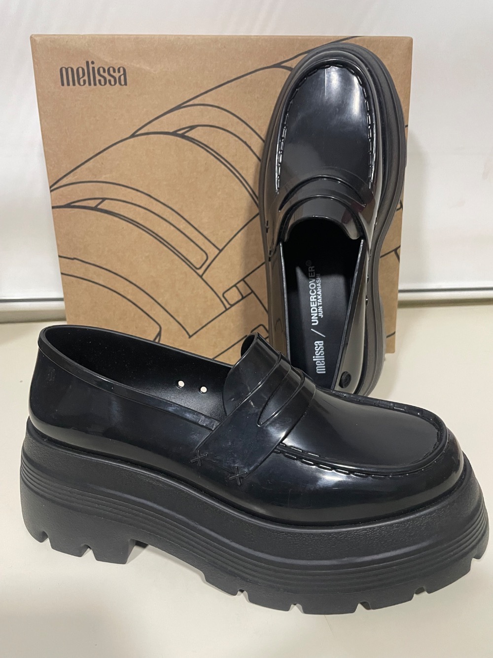 Sapato Melissa x Undercover Royal High Preto 37 Novo