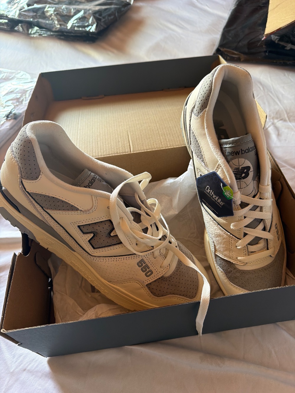 New Balance 550 Sea Salt Slate Grey