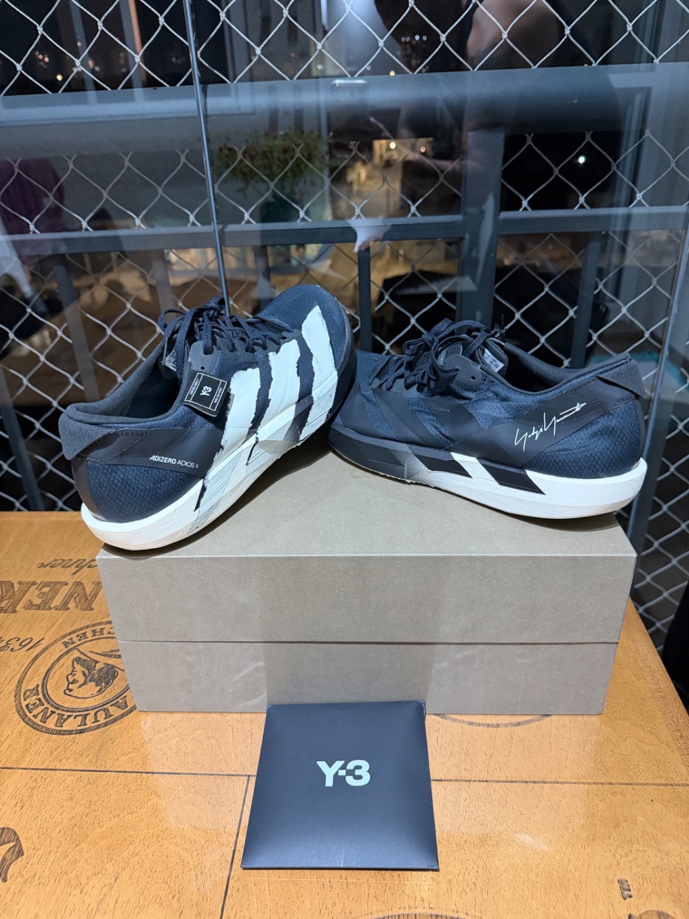 Y-3 x adidas Adizero Adios 9 Black Off White