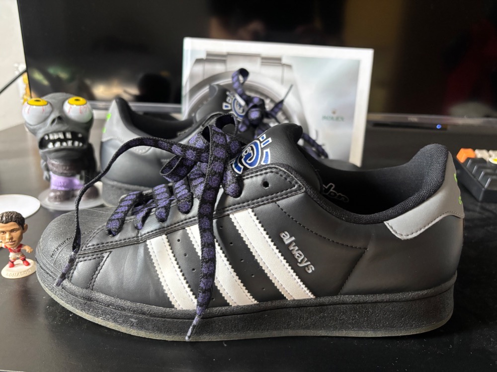 Always x adidas Superstar ADV Core Black