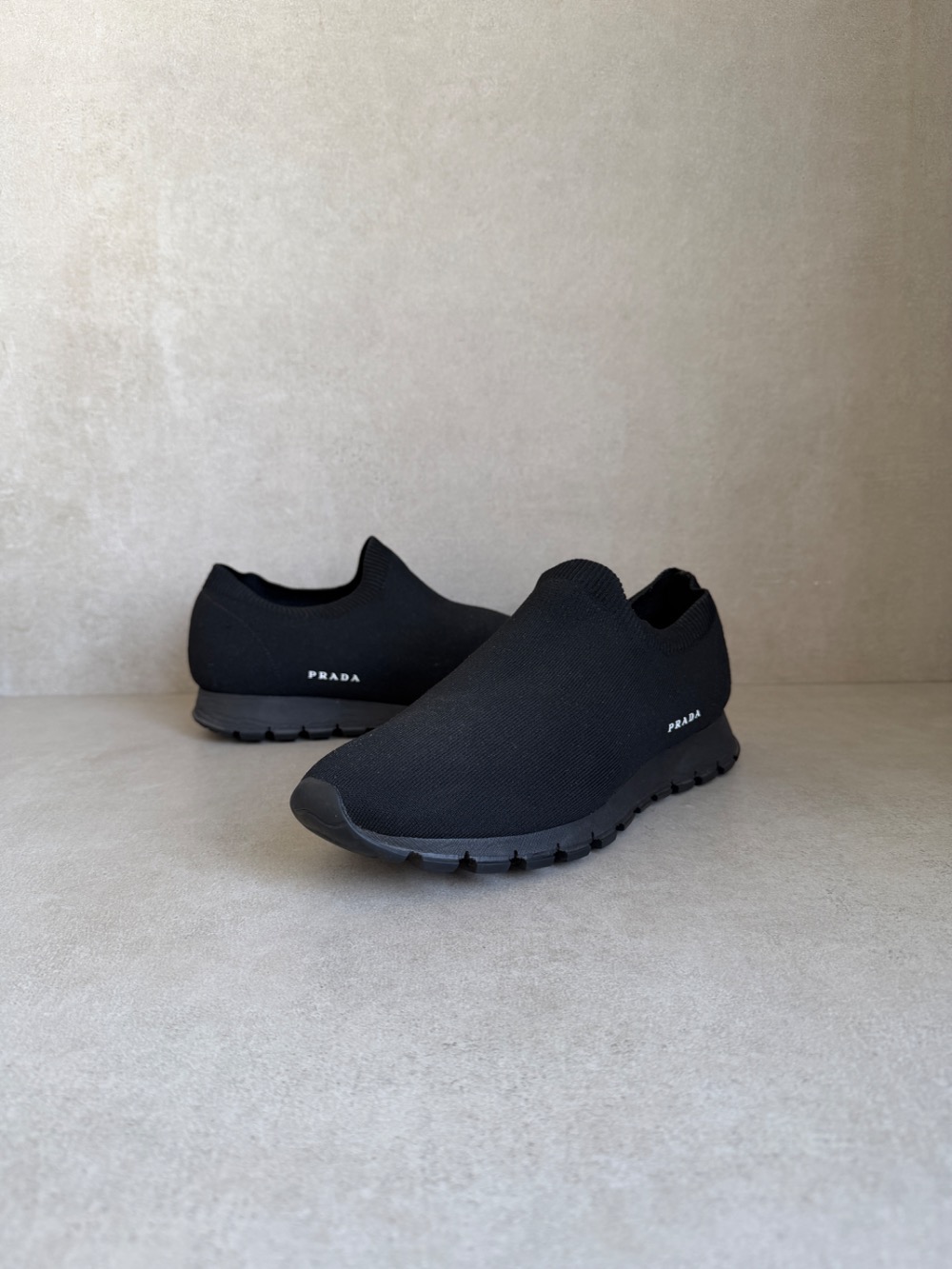 Prada Knit Sock Slip-On