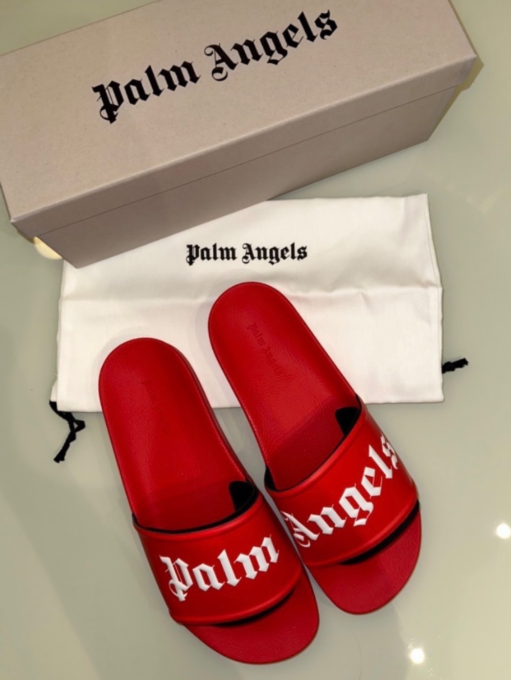 Slide red Palm Angels