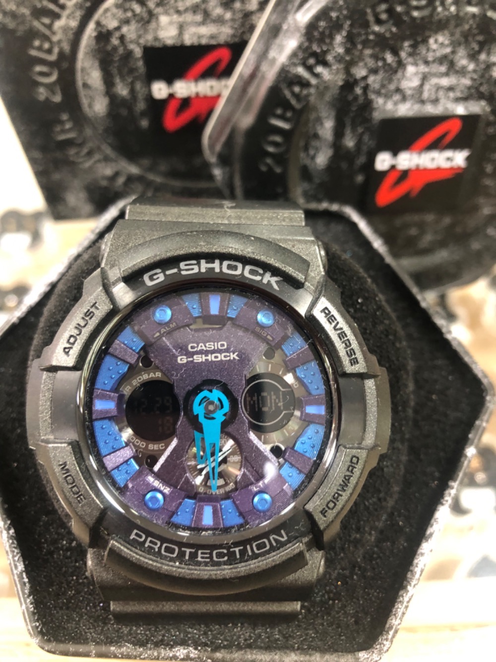 Relógio Casio Anadigi G-Shock Black Dial 52.5mm