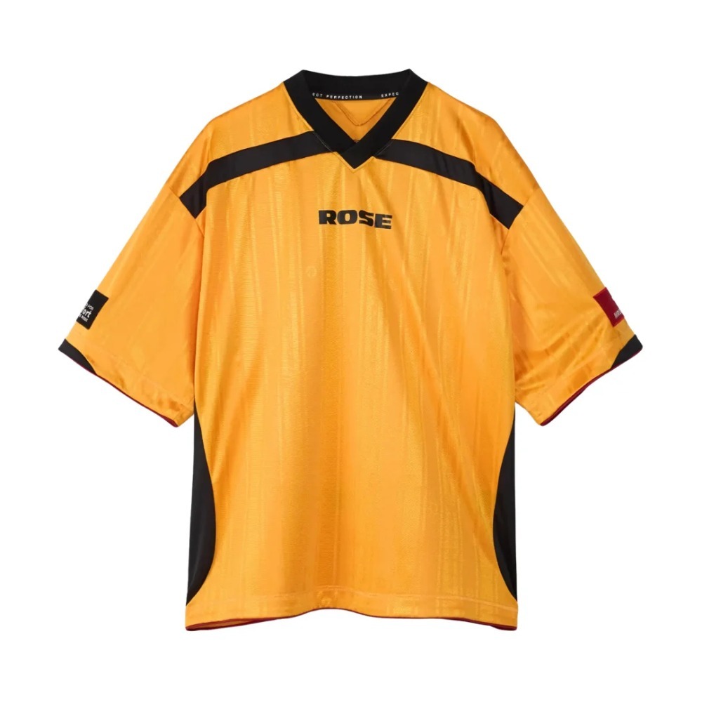 MARTINE ROSE - Camiseta Jersey Printed Football "Amarelo"