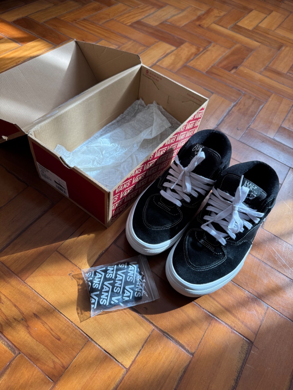 Vans Half Cab Black White
