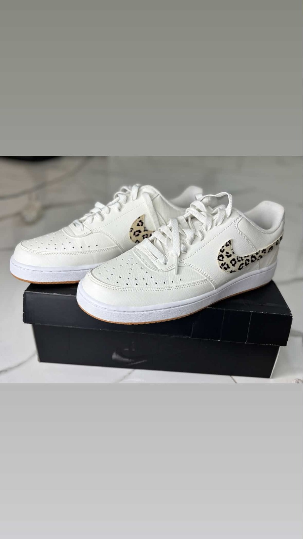Nike Court Vision Low Sail White Black