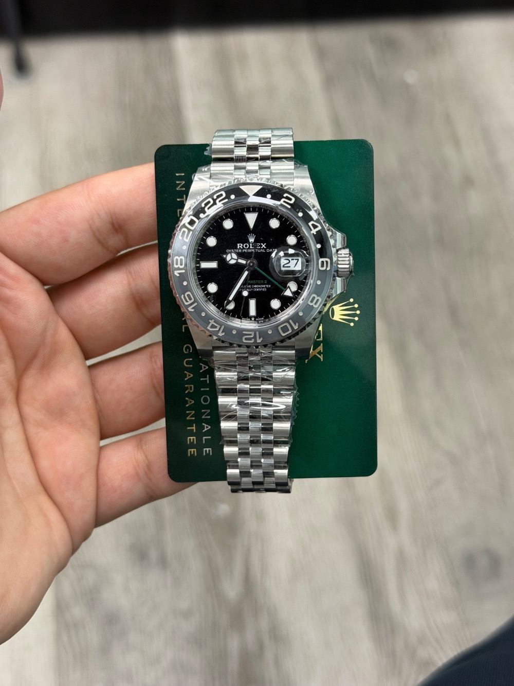 Relógio Rolex GMT-Master II Oyster Steel Black Grey