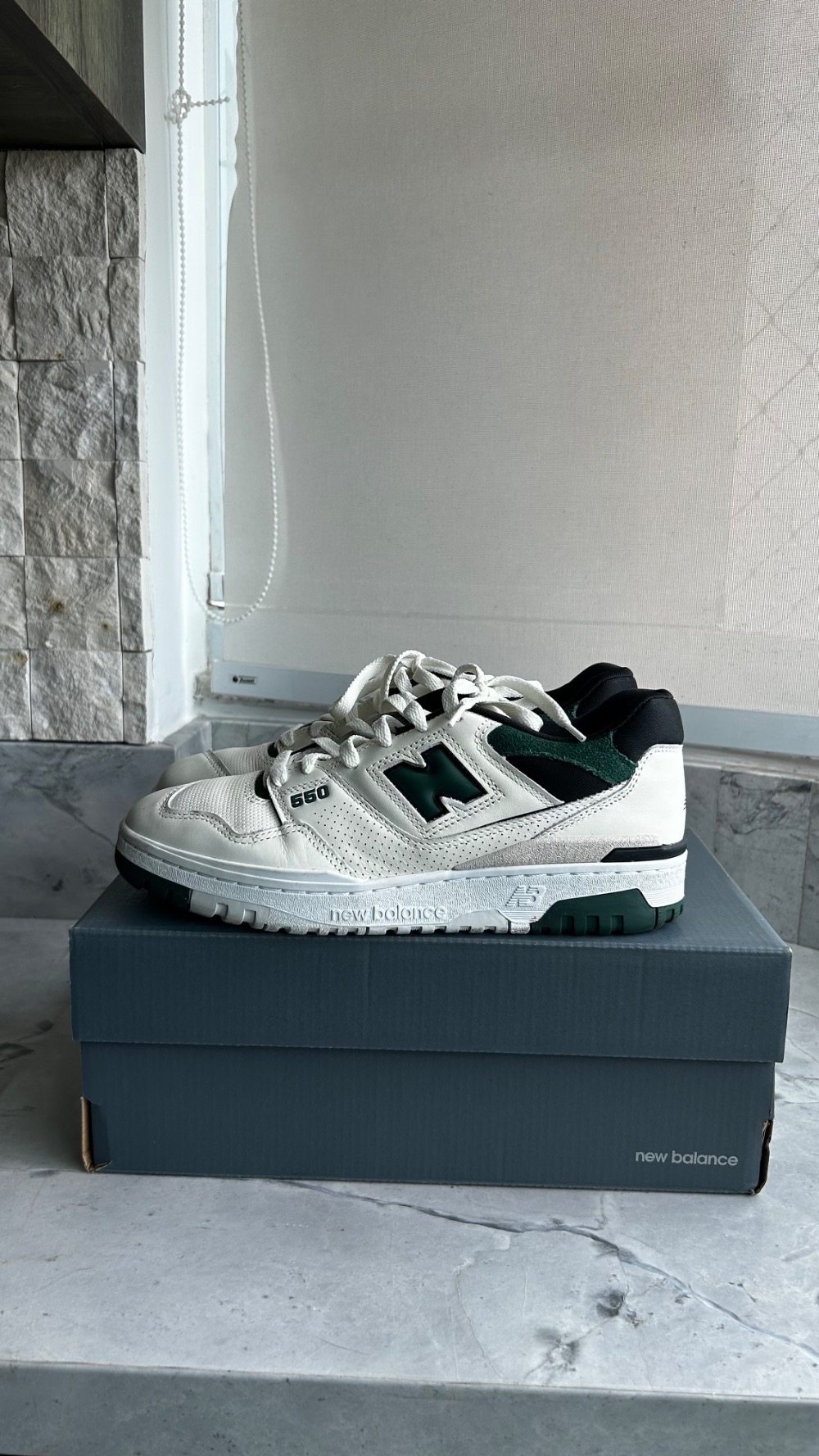 New Balance 550 White Pine Green