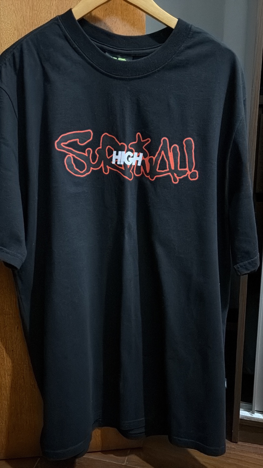 Survival x High Company Camiseta Logo Black — XG, Usado