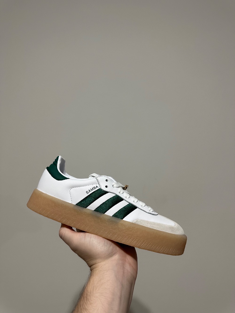 adidas Sambae Cloud White Collegiate Green