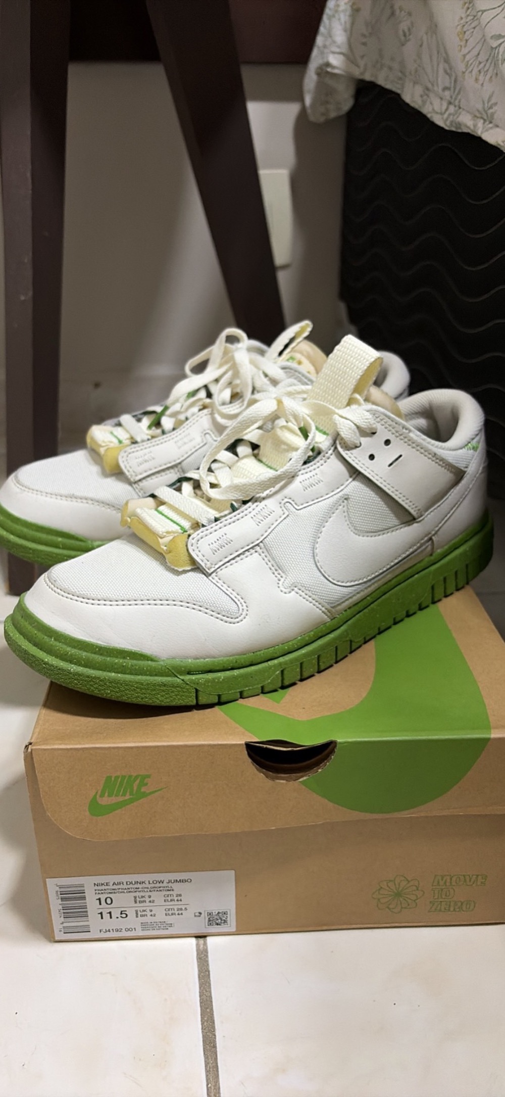 Nike Dunk Low Jumbo Sail Green