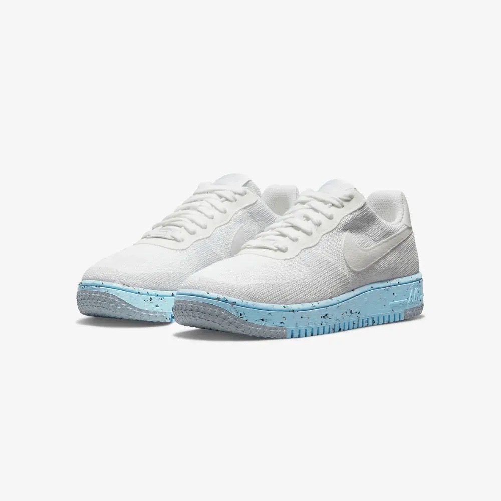 Nike Air Force 1 Low Crater Flyknit White Ice Blue — 36 / 38, Novo