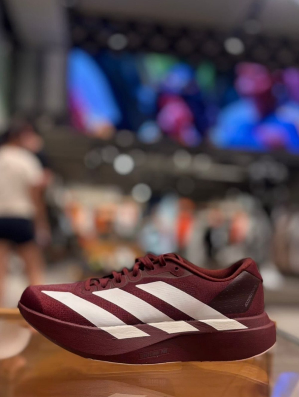 adidas Adizero EVO SL Shadow Red Off White Iron Metallic — 38 / 39 / 40 / 41 / 42, Novo
