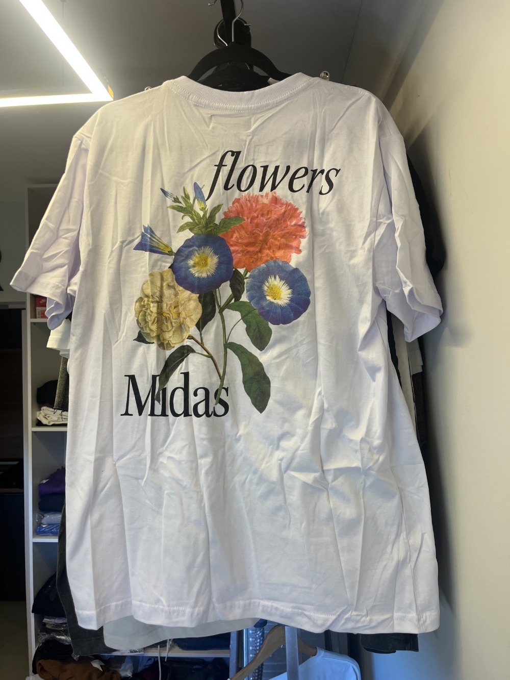 Camiseta Midas Touch Flower White