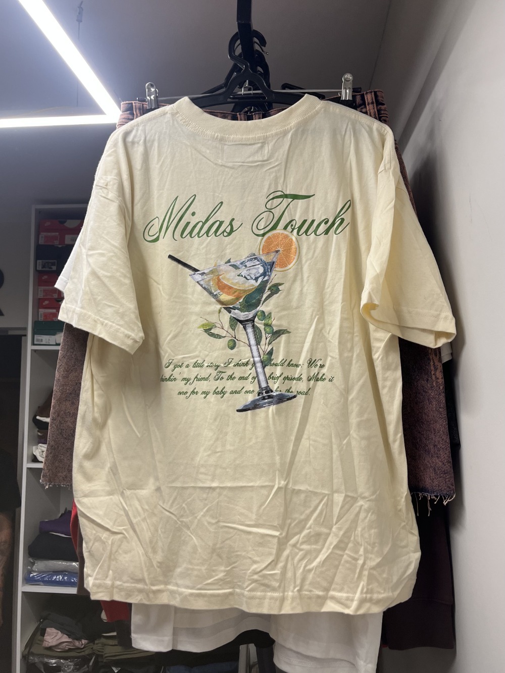 Camiseta Midas Touch Drink Gin Off White