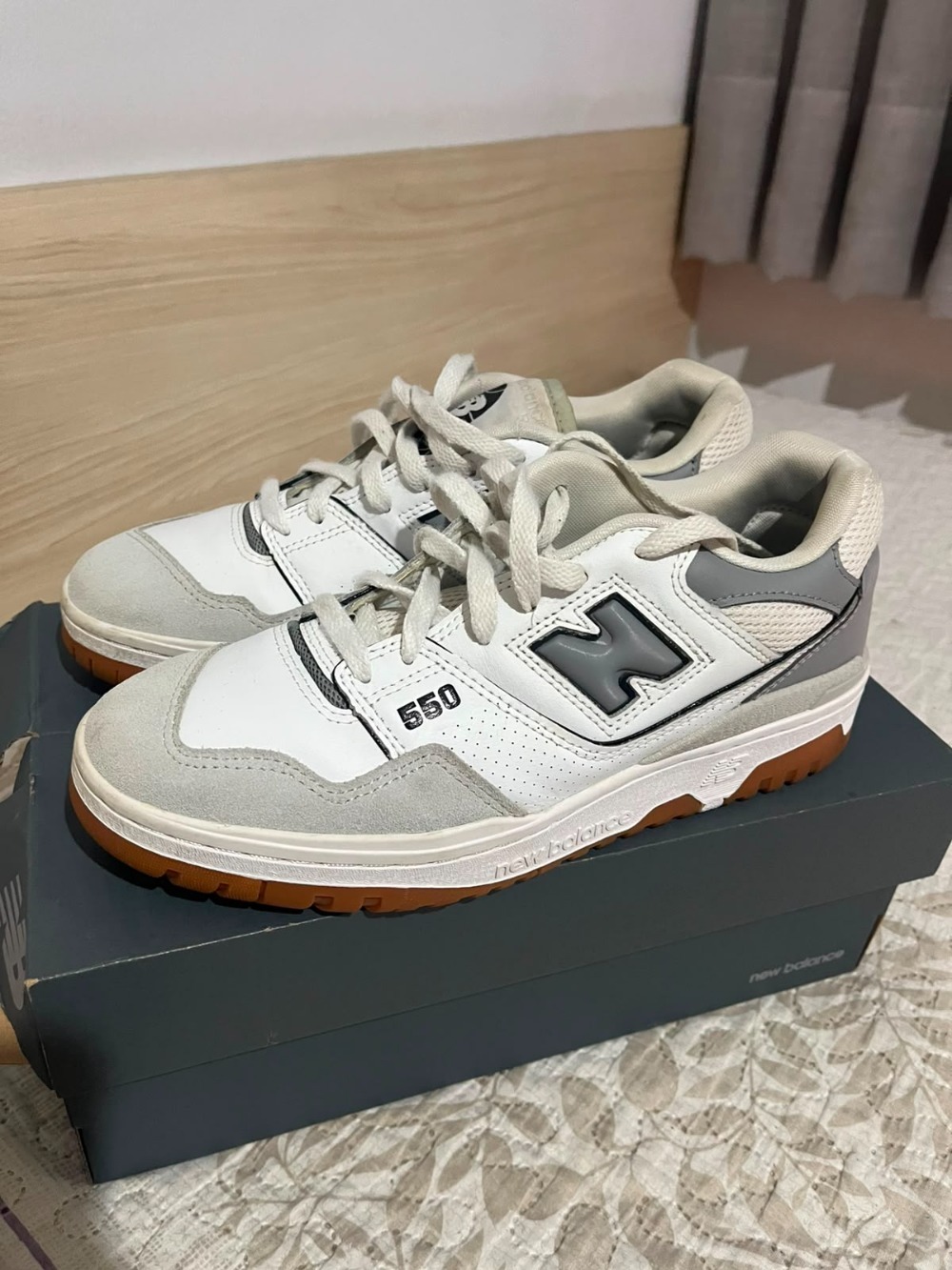 New Balance 550 White Slate Grey