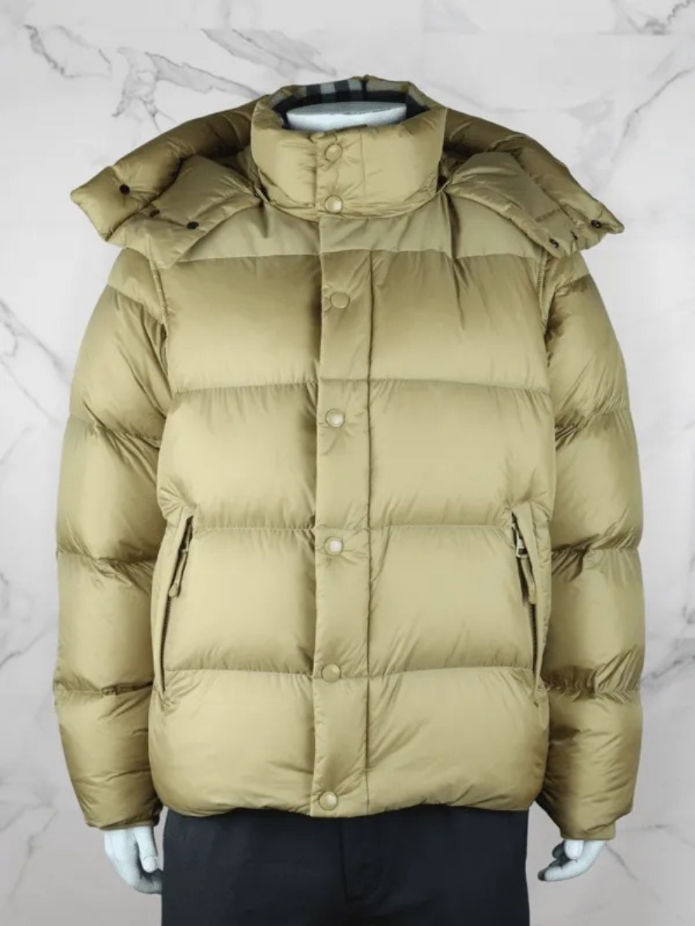 Jaqueta/Colete Burberry Puffer Basic Bege
