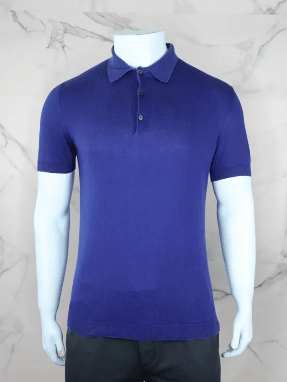 Camisa Prada Polo Basic Azul