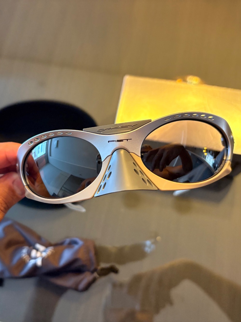 Piet x Oakley Óculos Plantaris Antique Silver